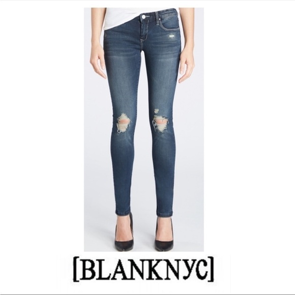 Blank NYC Skinny Classique Distressed Jeans - Picture 5 of 6